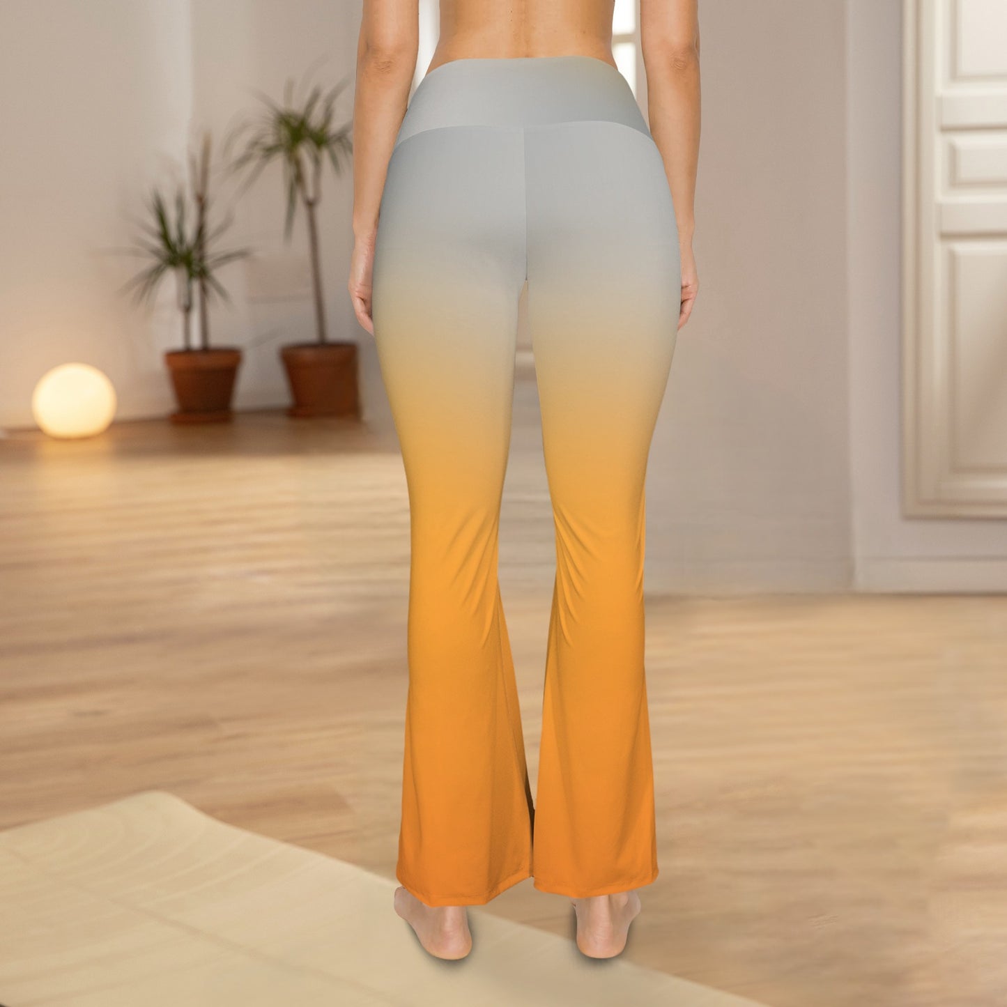 Ori Doba. High Waist Flared Leggings