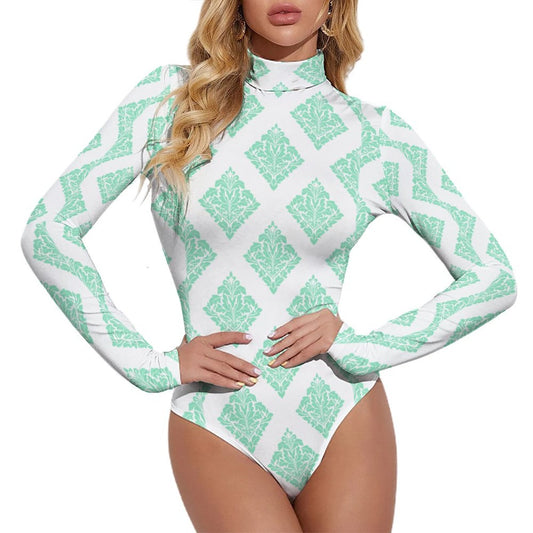 Tealii. Long-sleeve Bodysuit