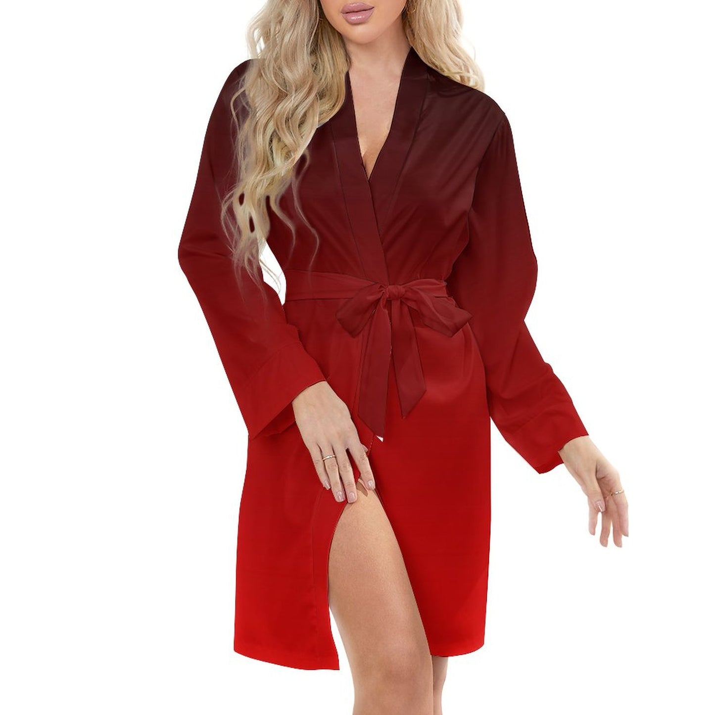 Rediant. Long Sleeve Robe Dress