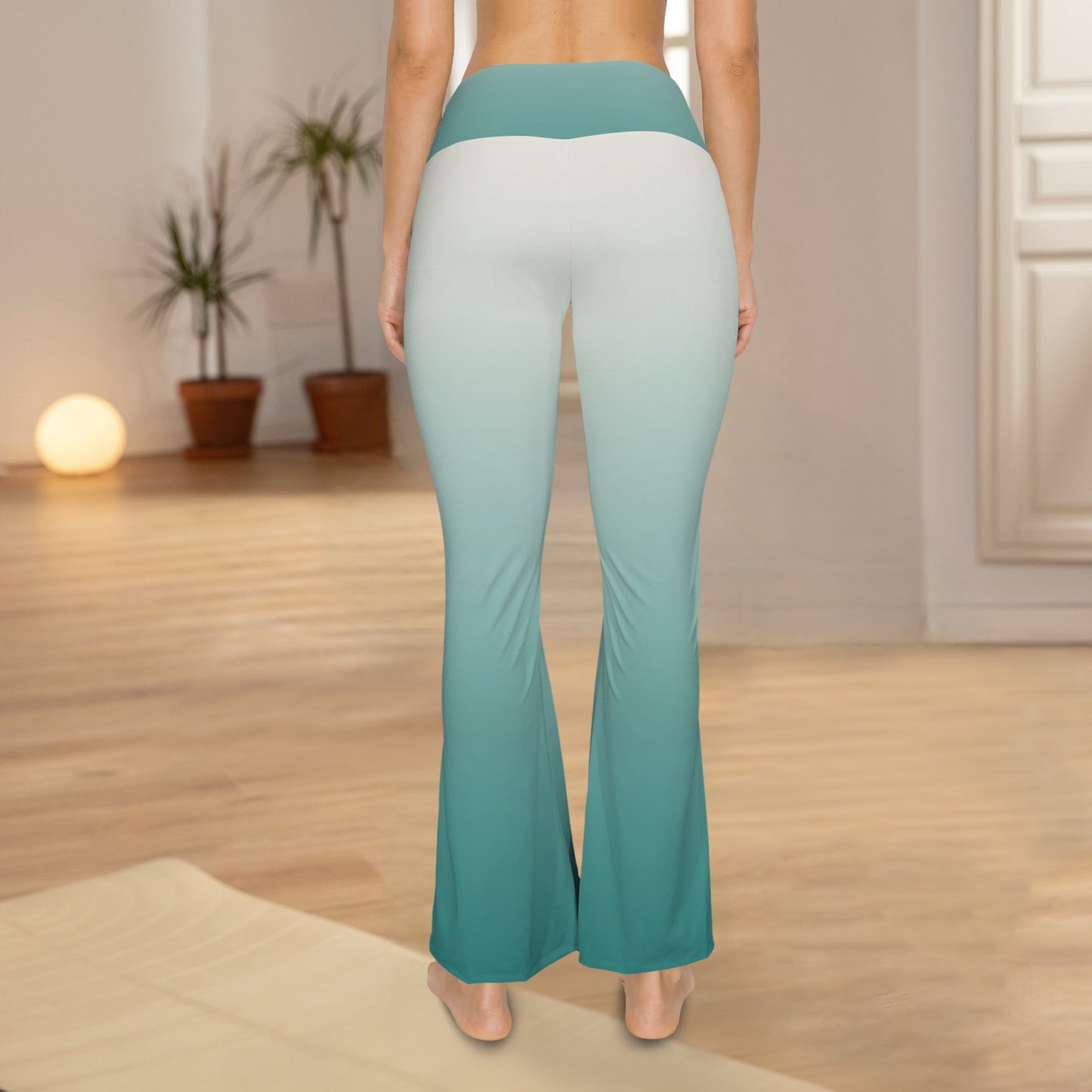 Skyova. High Waist Flared Leggings