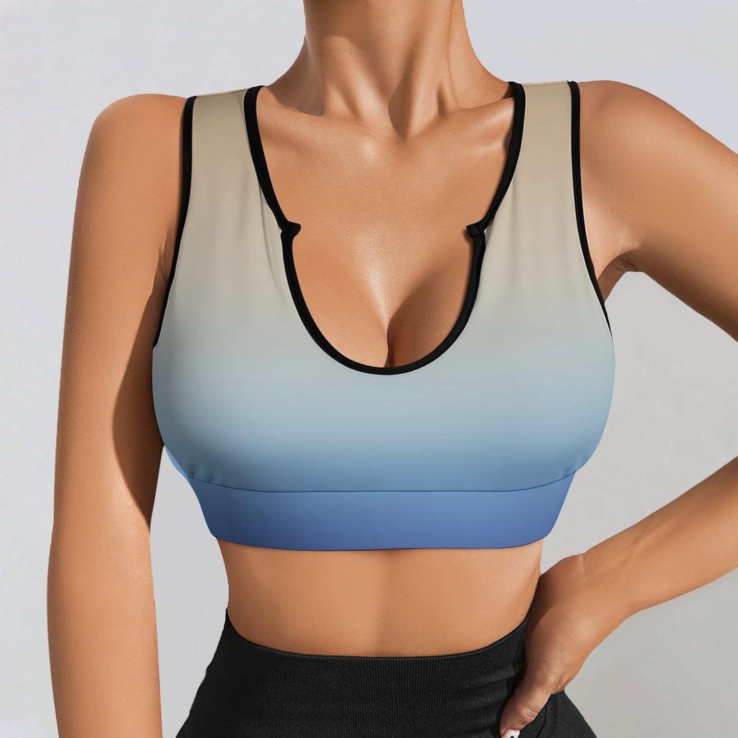 Cambria. Open Sports Bra