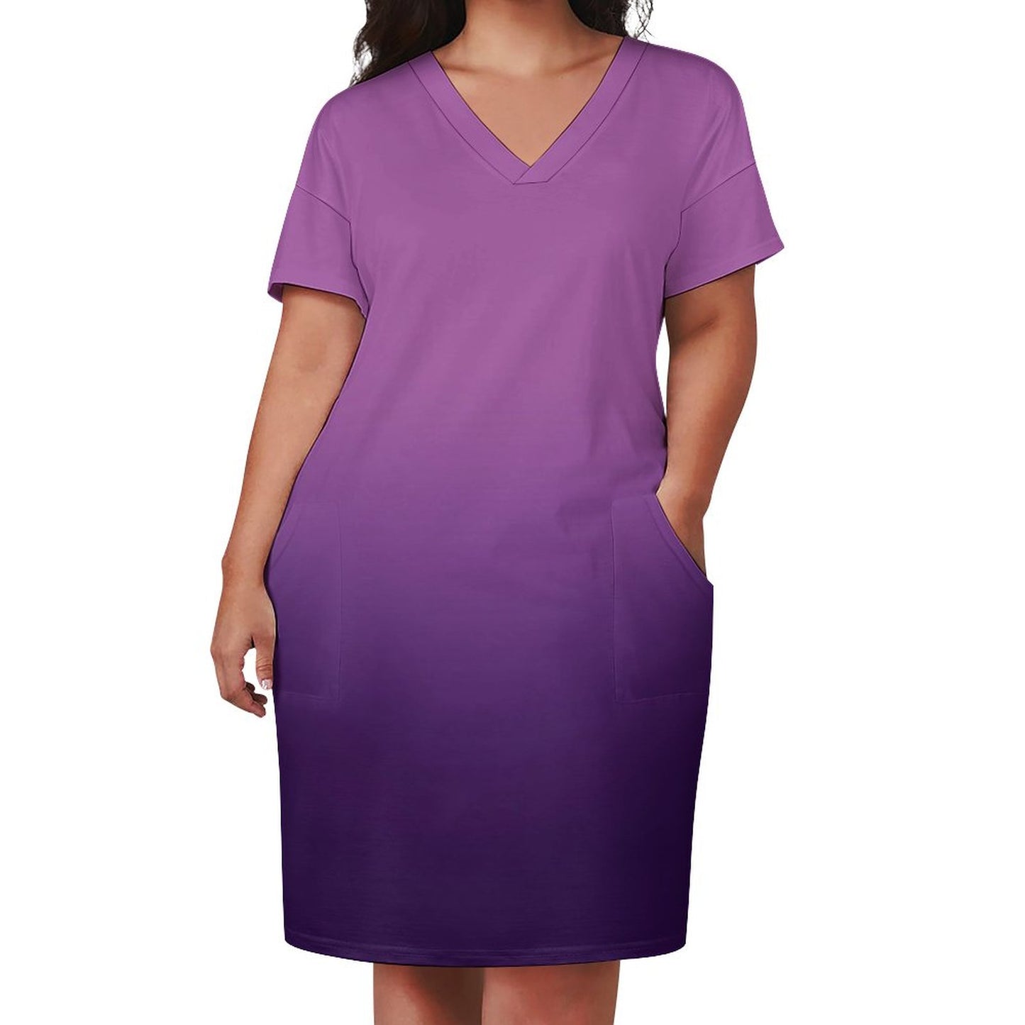 Viovi. V-Neck Baggy Dress