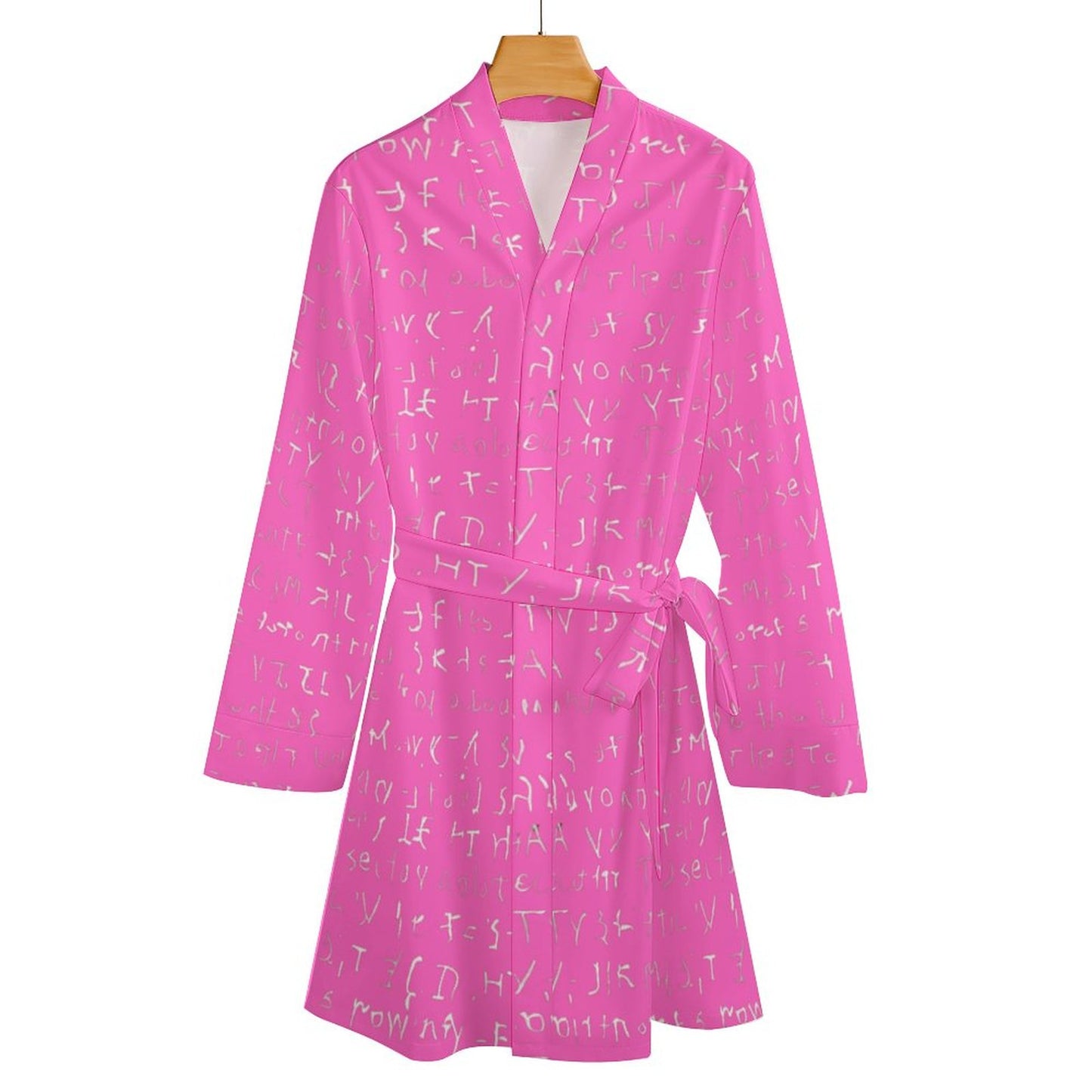 Pammie. Long Sleeve Robe Dress