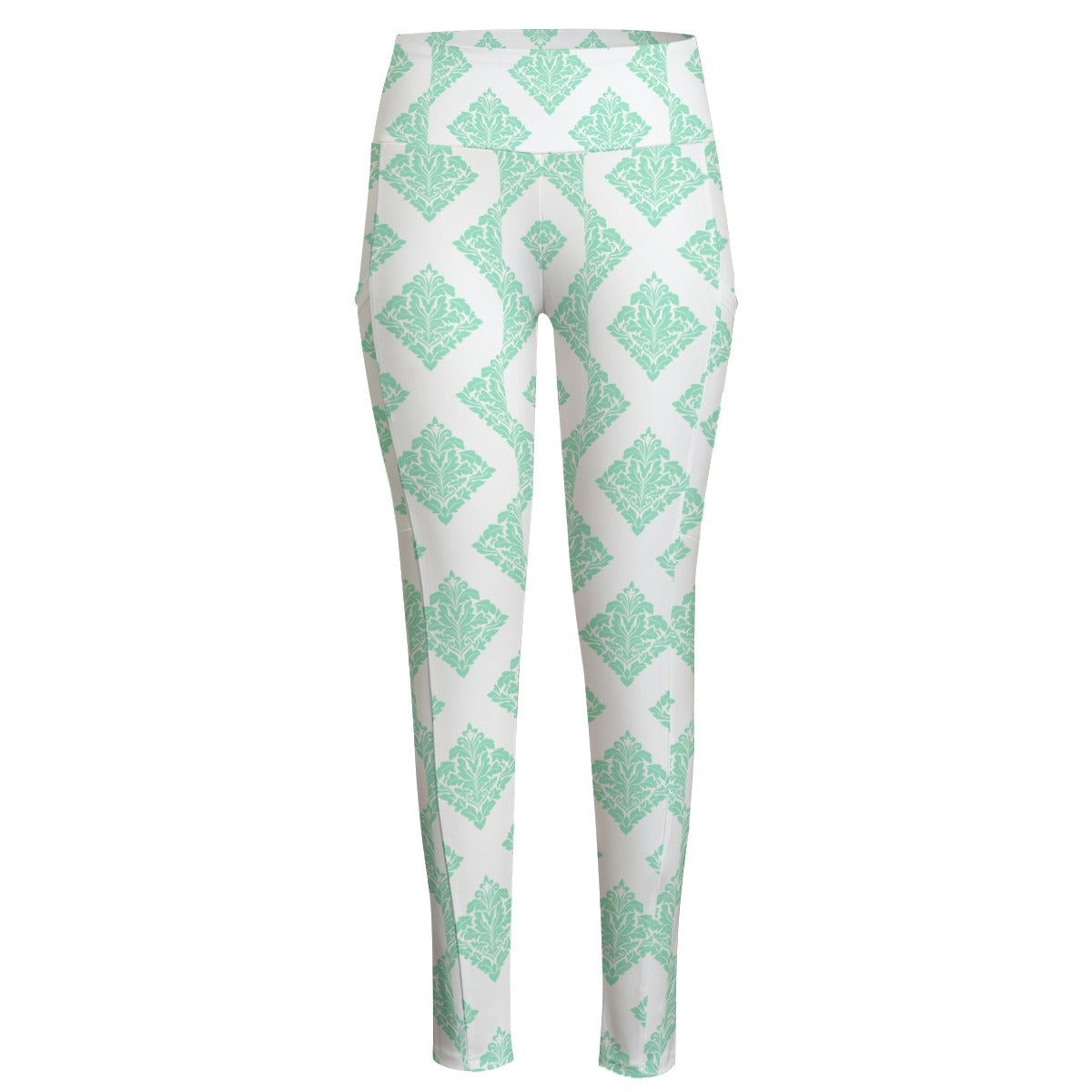 Tealii. High Waist Leggings With Side Pocket