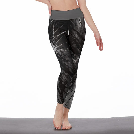 Scared Linez. Women's High Waist Leggings