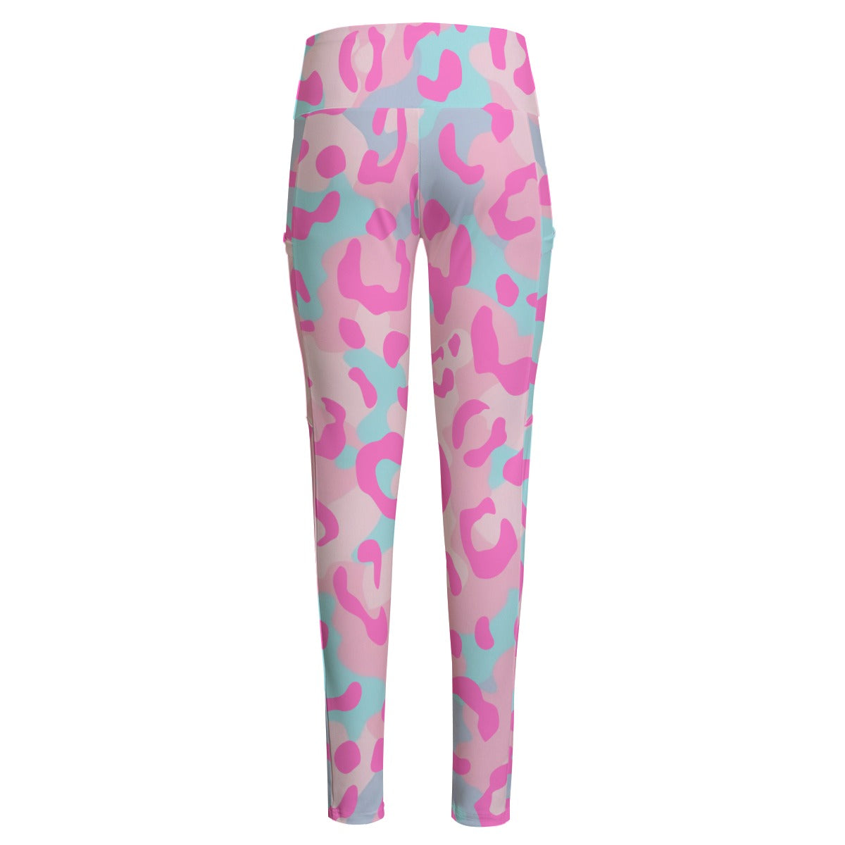 Leo Neo Pard. High Waist Leggings With Side Pocket