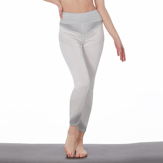 Cool Grey. Women's High Waist Leggings