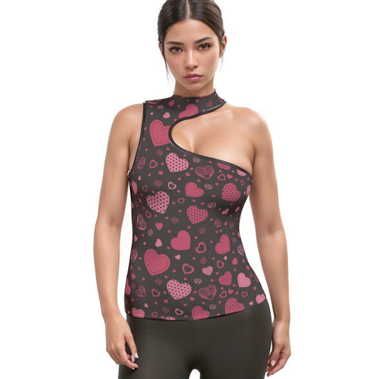 Heartz. Halter Sleeveless Tank Top