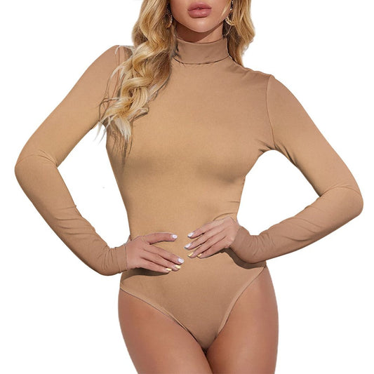 Nu Nude. Long-sleeve Bodysuit