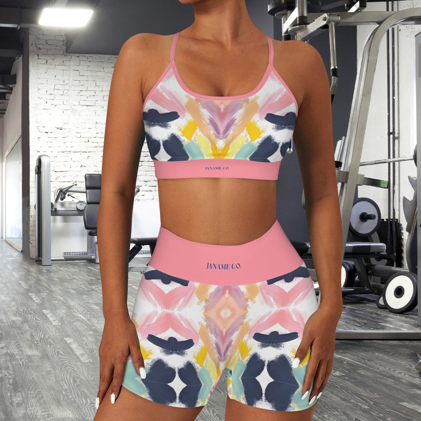 Nova-Flo. Yoga Shorts Set