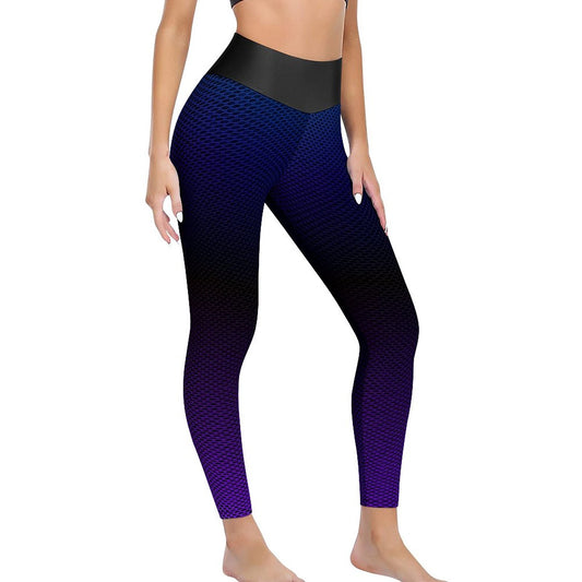 Nite Blu. Honeycomb Textured Leggings