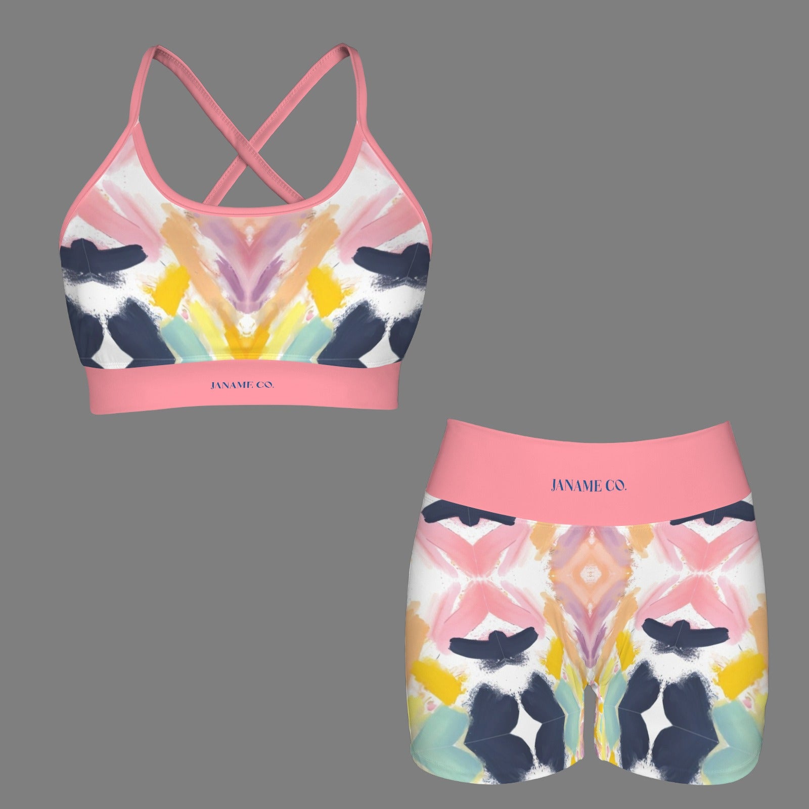 Nova-Flo. Yoga Shorts Set