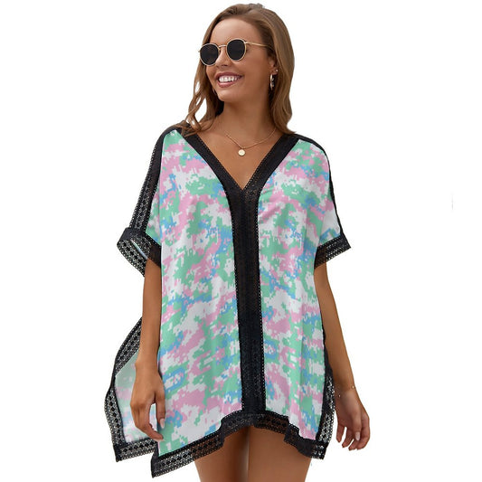 Tri Camo. Swimsuit Cover-up