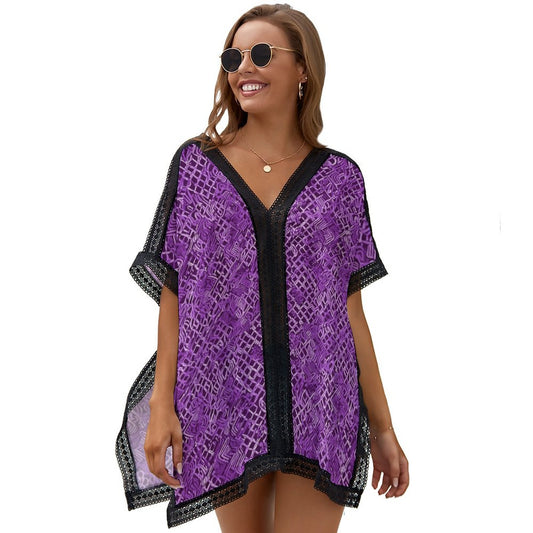 Purp Wrap. Swimsuit Cover-up