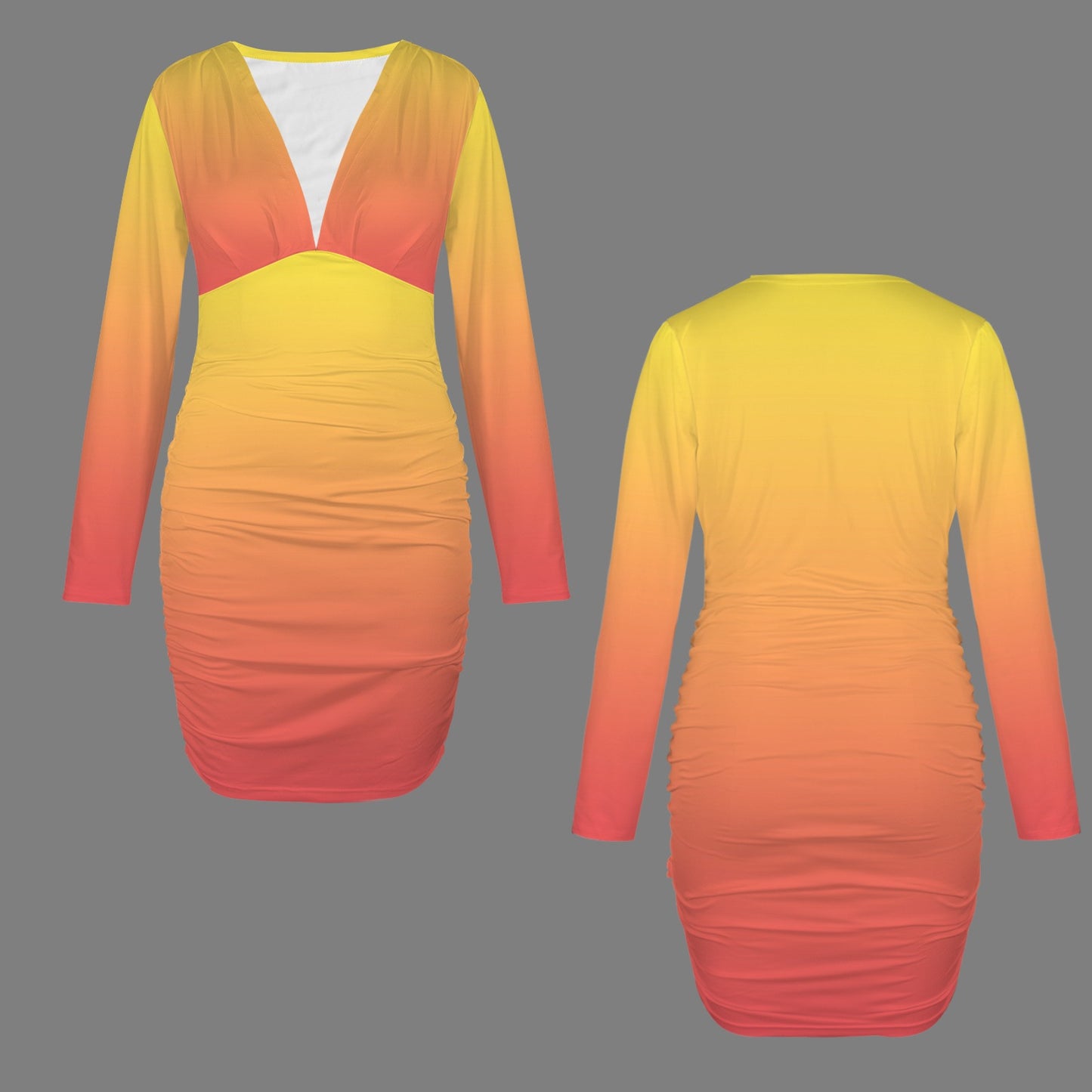 Glow. Long Sleeve Bodycon Dress