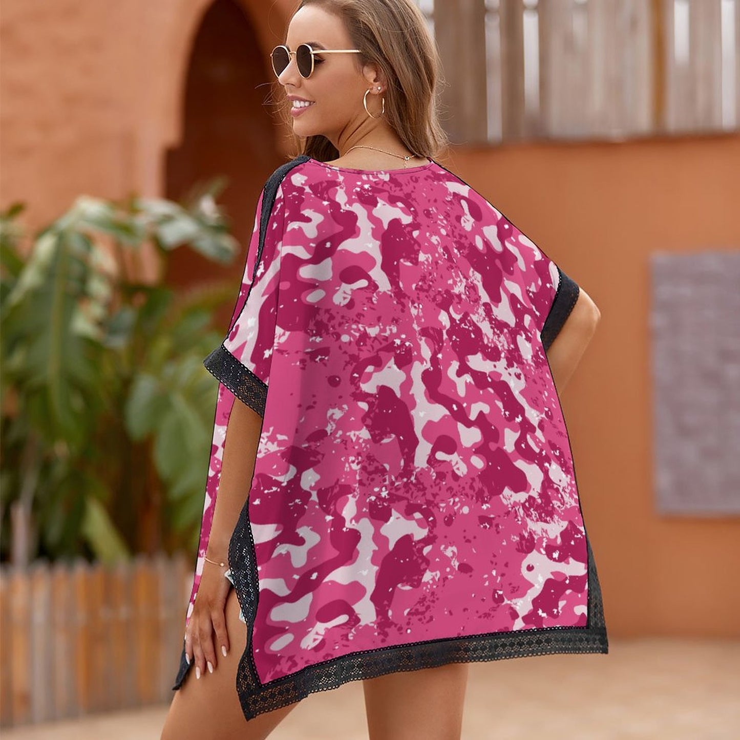 Pink Camo X. Swimsuit Cover-up