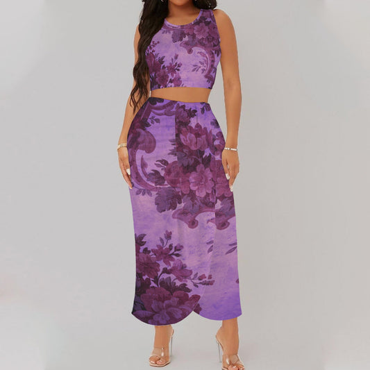 Violet Skirt Set