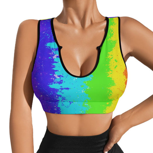 Rain Glo. Open Sports Bra