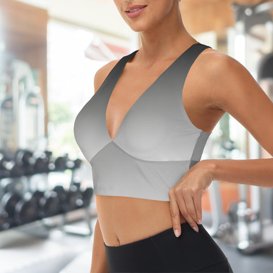 Shades Grey. Sports Bra