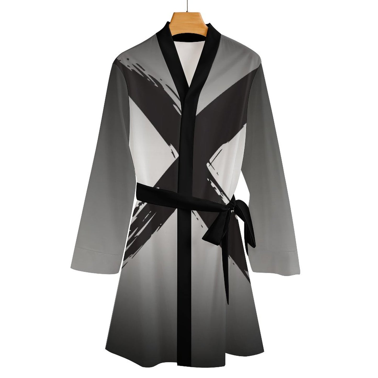 The X. Long Sleeve Robe Dress