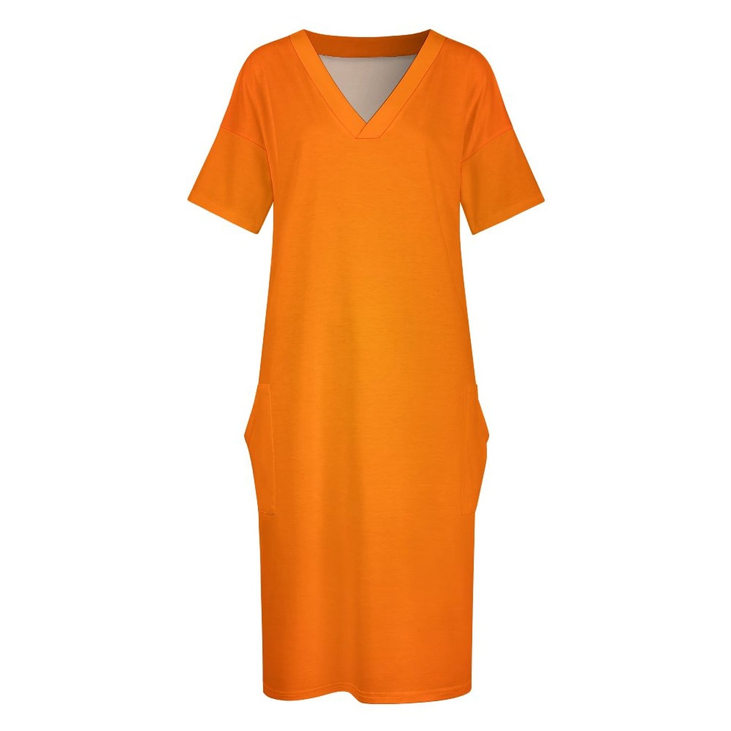 Tanga-Real. V-Neck Baggy Dress