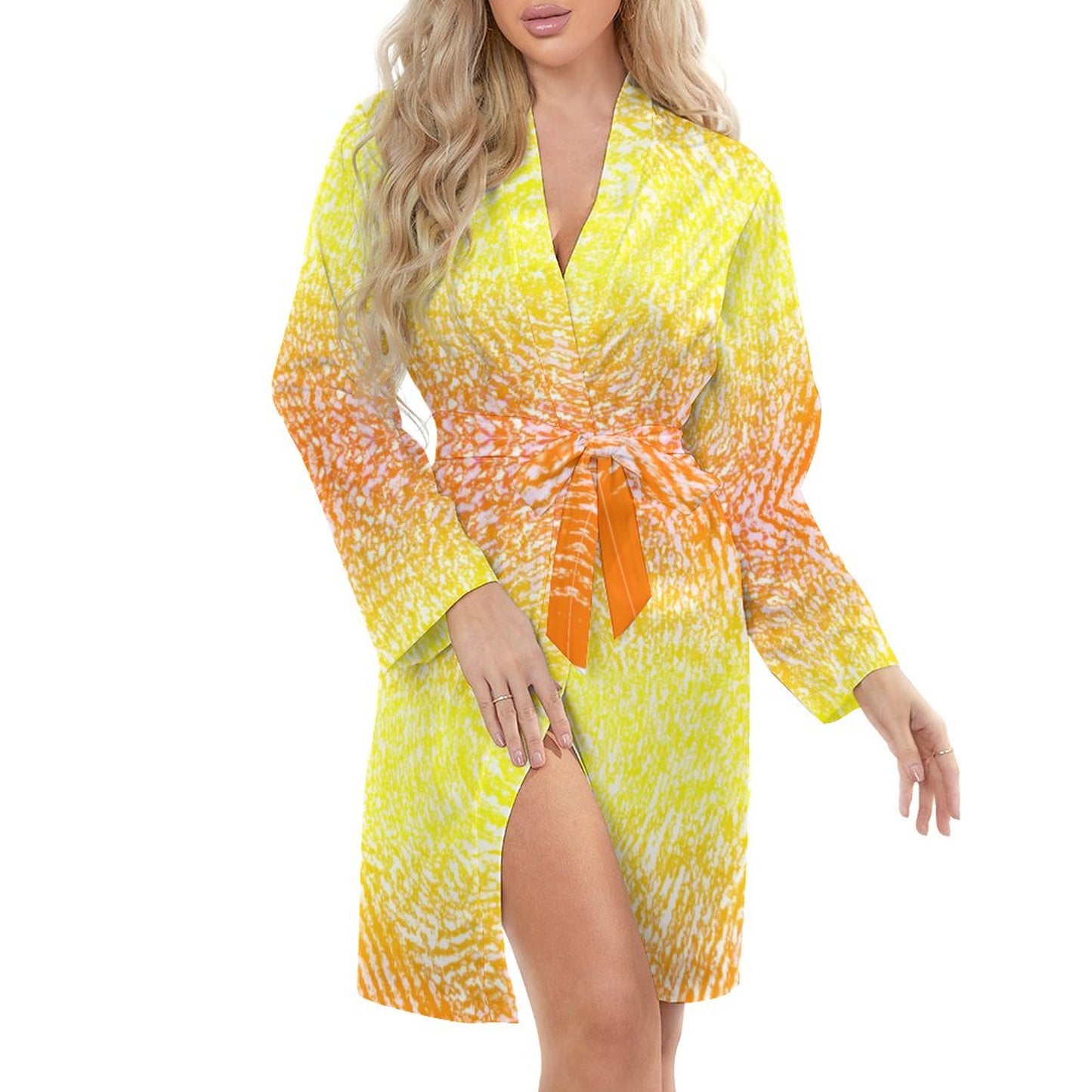 Ora Finga. Long Sleeve Robe Dress