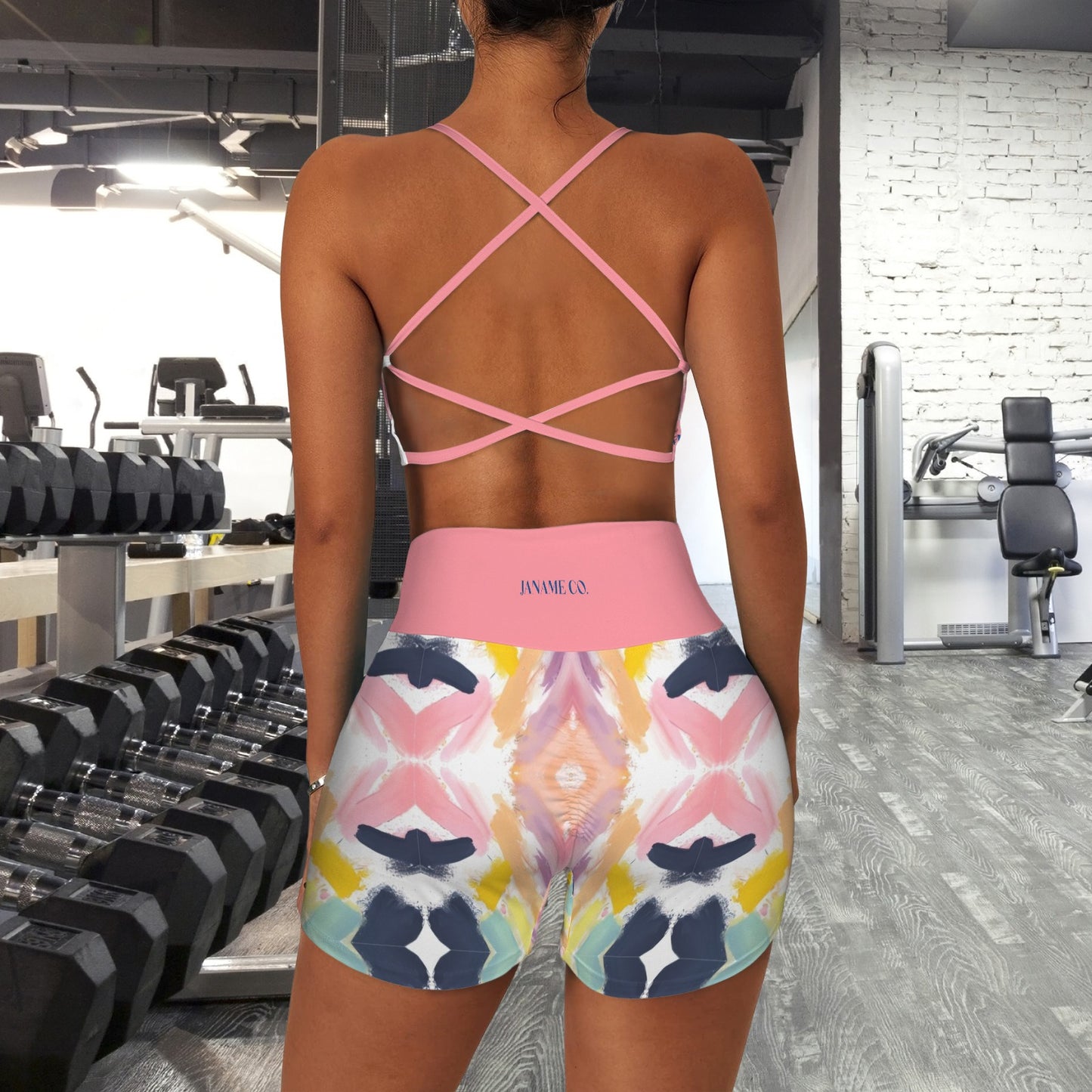 Nova-Flo. Yoga Shorts Set