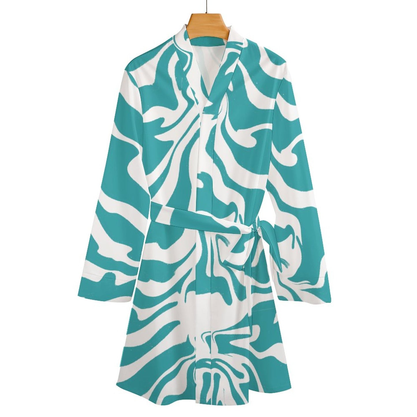 Sheside. Long Sleeve Robe Dress