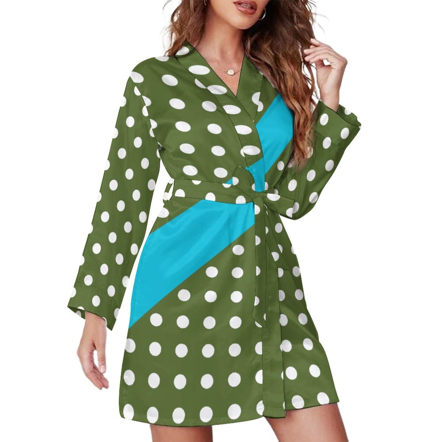 Carter. Long Sleeve Robe Dress