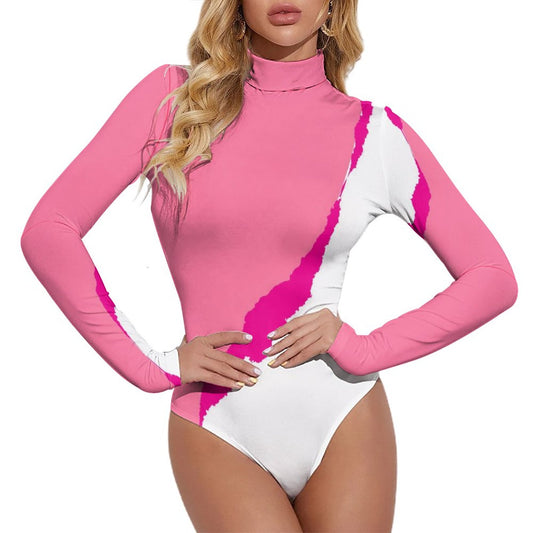 Pink-Dis. Long-sleeve Bodysuit