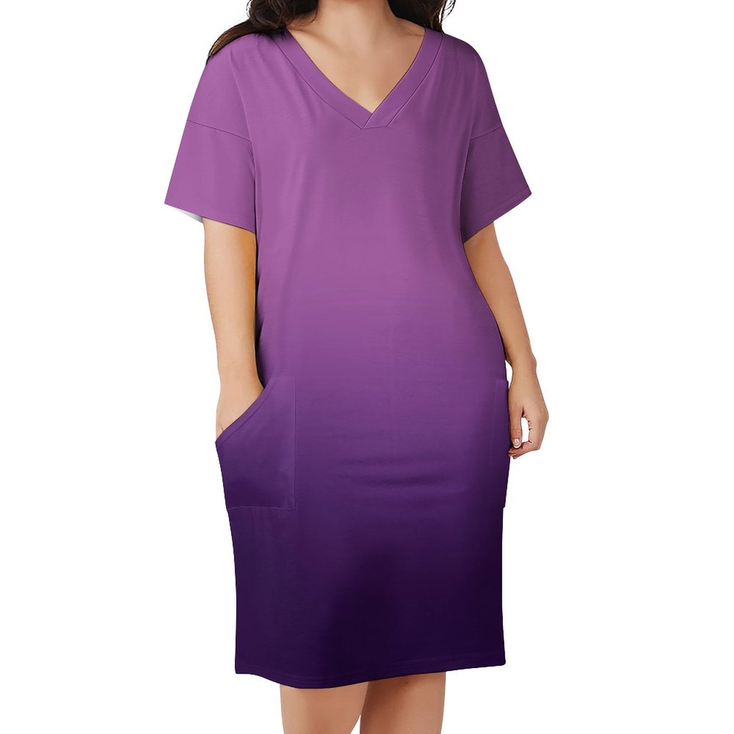 Viovi. V-Neck Baggy Dress