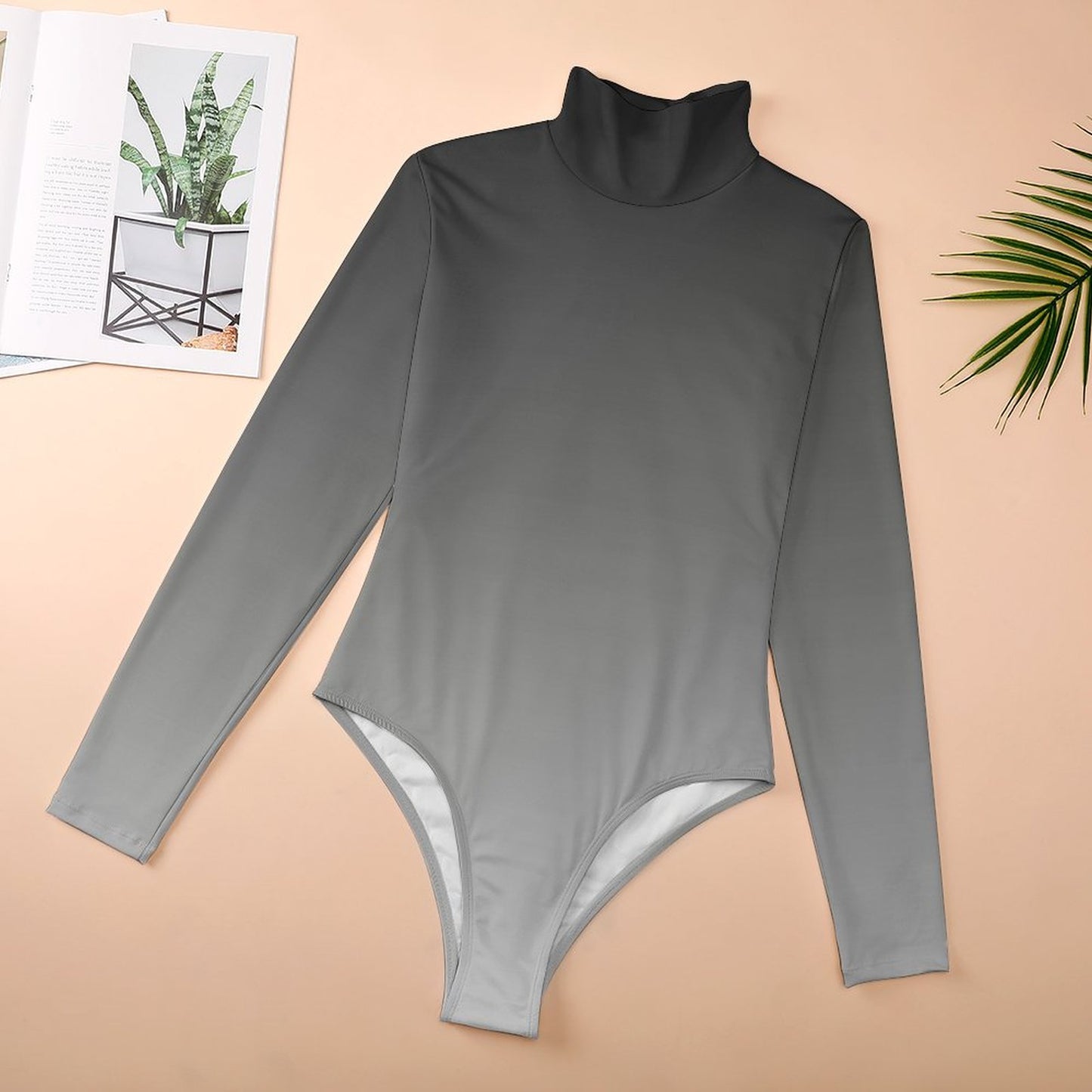 Shades Grey. Long-sleeve Bodysuit