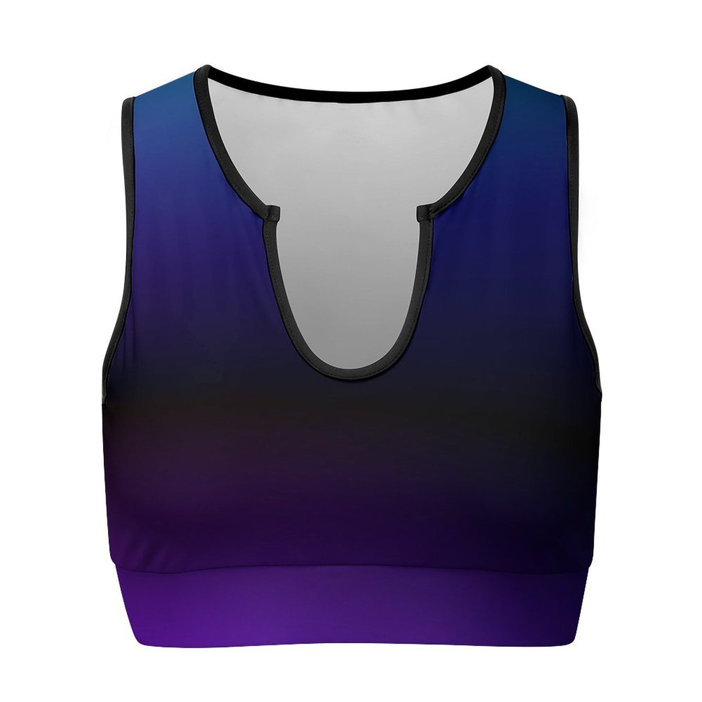 Nite Blu. Open Sports Bra