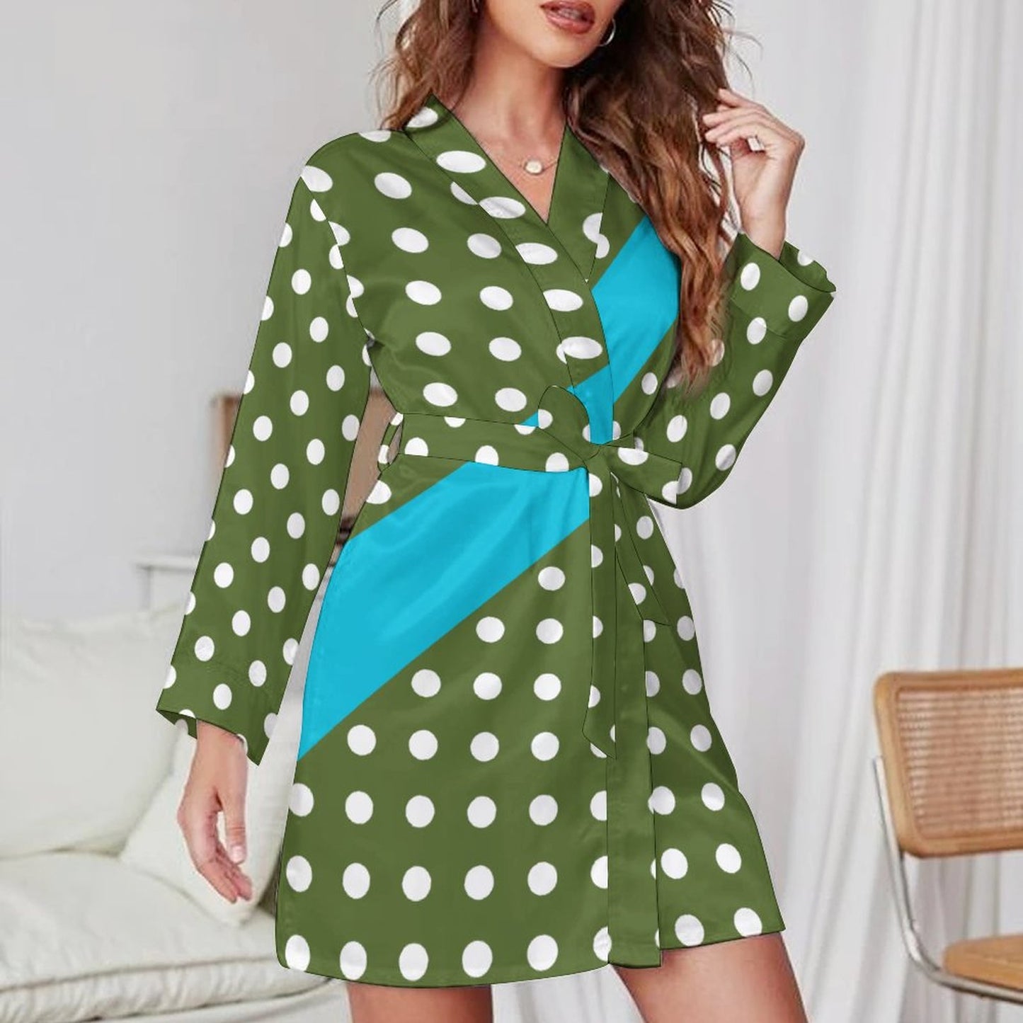 Carter. Long Sleeve Robe Dress