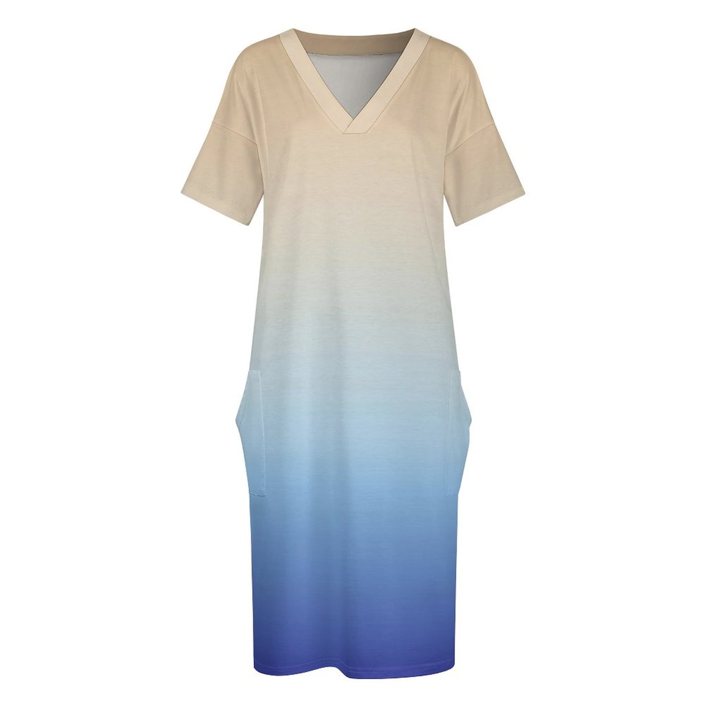 Cambria. V-Neck Baggy Dress