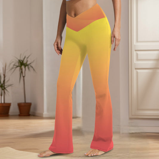 Glow. High Waist Flared Leggings